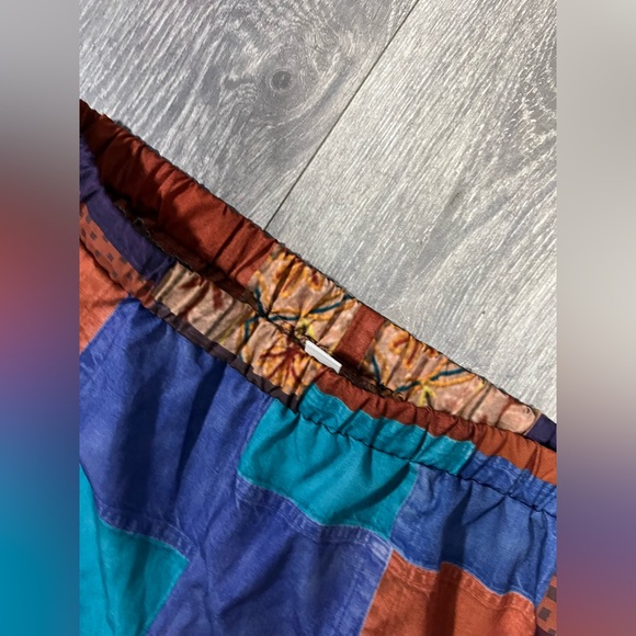 ROMWE Multicolor Patchwork Pants - Picture 2 of 4